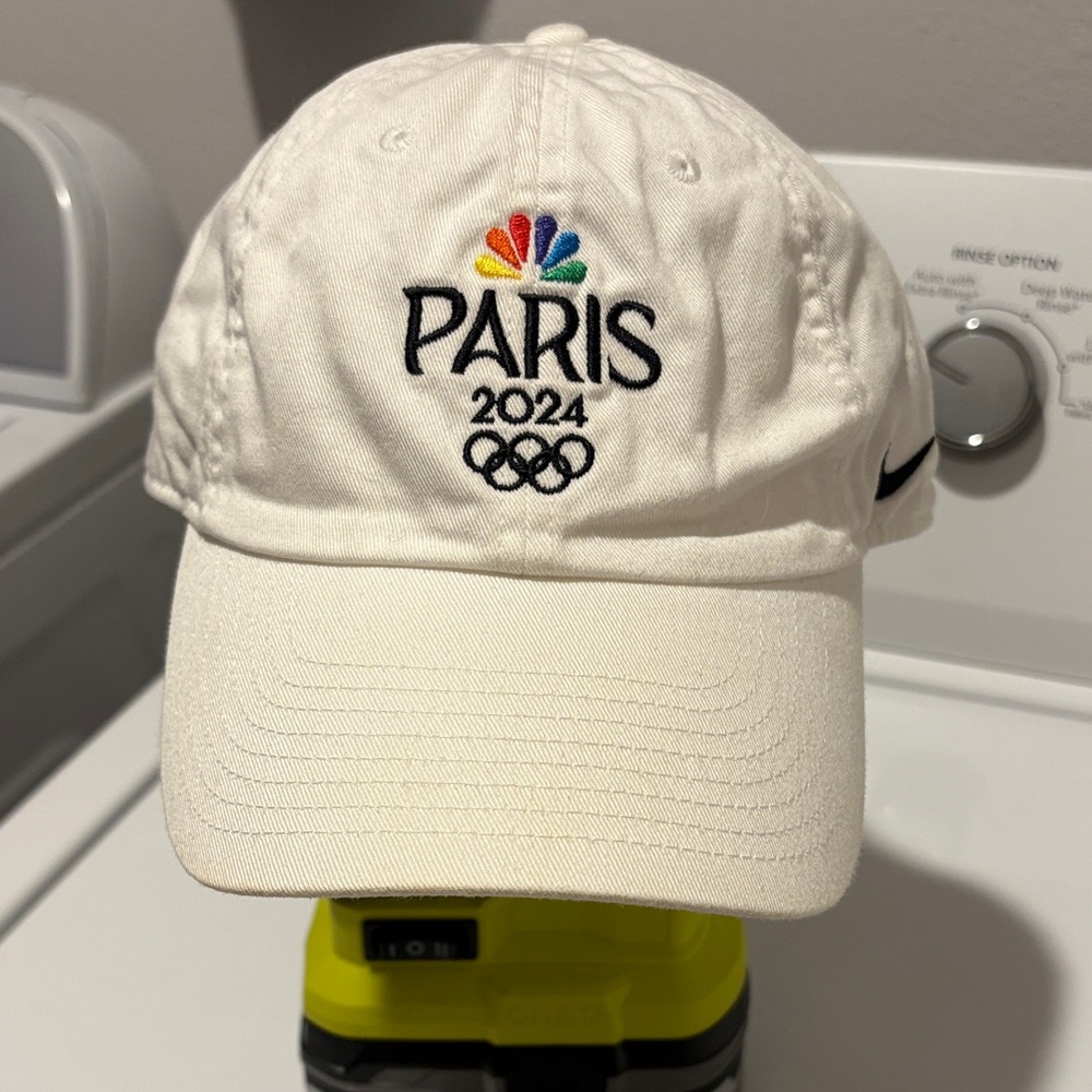 Nike Paris 2024 Embroidered White Hat